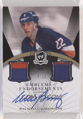 2007-08 Upper Deck The Cup - Emblems of Endorsement #EE-BO - Mike Bossy /15 [EX to NM]
