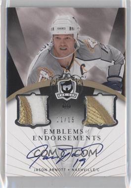 2007-08 Upper Deck The Cup - Emblems of Endorsement #EE-JA - Jason Arnott /15