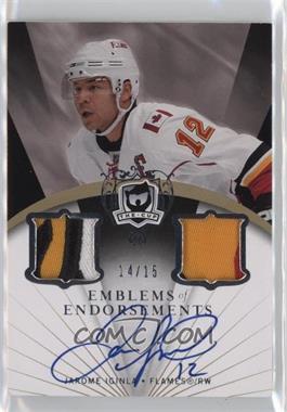 2007-08 Upper Deck The Cup - Emblems of Endorsement #EE-JI - Jarome Iginla /15