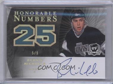 2007-08 Upper Deck The Cup - Honorable Numbers #HN-BN - Bernie Nicholls /9