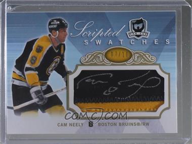 2007-08 Upper Deck The Cup - Scripted Swatches #SS-CN - Cam Neely /10