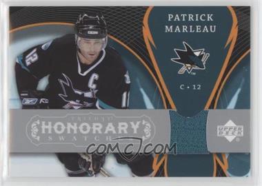 2007-08 Upper Deck Trilogy - Honorary Swatches #HS-PM - Patrick Marleau