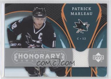 2007-08 Upper Deck Trilogy - Honorary Swatches #HS-PM - Patrick Marleau