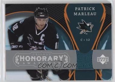 2007-08 Upper Deck Trilogy - Honorary Swatches #HS-PM - Patrick Marleau