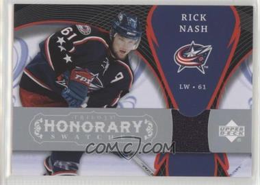 2007-08 Upper Deck Trilogy - Honorary Swatches #HS-RN - Rick Nash