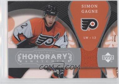 2007-08 Upper Deck Trilogy - Honorary Swatches #HS-SG - Simon Gagne