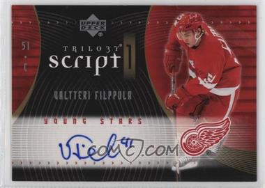 2007-08 Upper Deck Trilogy - Script 1 #S1-VF - Valtteri Filppula