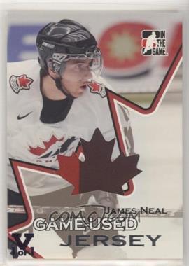 2007 In the Game Going for Gold World Junior Championships - Game-Used Material - Jersey ITG Vault Purple #GUJ-16 - James Neal /1