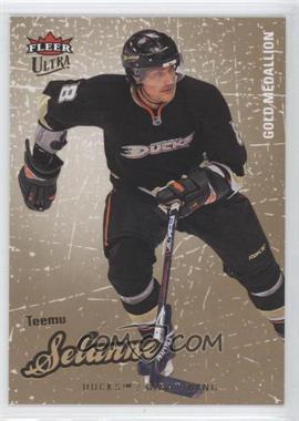 2008-09 Fleer Ultra - [Base] - Gold Medallion #105 - Teemu Selanne