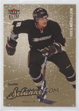 2008-09 Fleer Ultra - [Base] - Gold Medallion #105 - Teemu Selanne