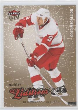 2008-09 Fleer Ultra - [Base] - Gold Medallion #144 - Nicklas Lidstrom