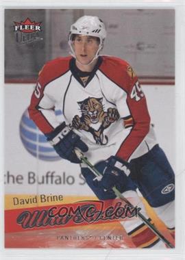 2008-09 Fleer Ultra - [Base] #234 - Ultra Rookie - David Brine