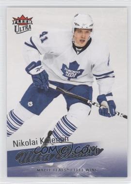 2008-09 Fleer Ultra - [Base] #270 - Ultra Rookie - Nikolai Kulemin