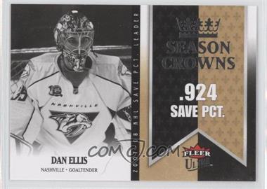 2008-09 Fleer Ultra - Season Crowns #SC 5 - Dan Ellis