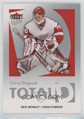 2008-09 Fleer Ultra - Total D #TD11 - Chris Osgood [EX to NM]