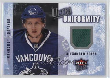 2008-09 Fleer Ultra - Uniformity #UA-AE - Alexander Edler