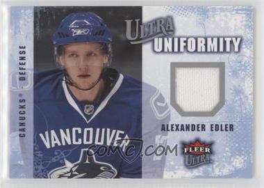 2008-09 Fleer Ultra - Uniformity #UA-AE - Alexander Edler