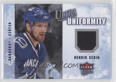 2008-09 Fleer Ultra - Uniformity #UA-HS - Henrik Sedin