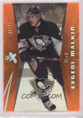 2008-09 Fleer Ultra - eX - Orange Essential Credentials #ex9 - Evgeni Malkin /71