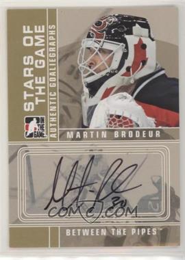 2008-09 In the Game Between the Pipes - Autographs #A-MB - Martin Brodeur