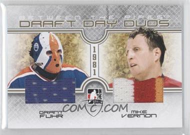 2008-09 In the Game Between the Pipes - Draft Day Duos - Gold #DDD-14 - Grant Fuhr, Mike Vernon /10