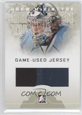 2008-09 In the Game Between the Pipes - Game-Used Jersey - Silver #GUJ-23 - Drew MacIntyre /90