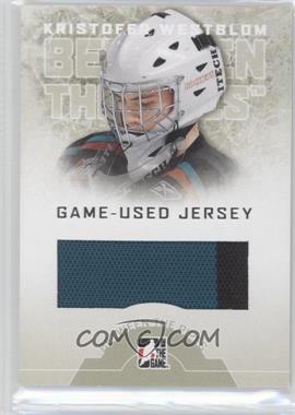 2008-09 In the Game Between the Pipes - Game-Used Jersey - Silver #GUJ-43 - Kristofer Westblom /90