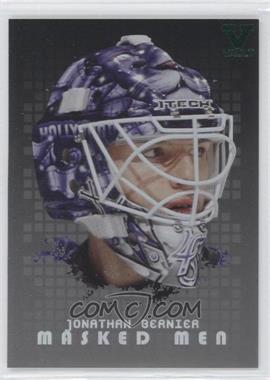 2008-09 In the Game Between the Pipes - Masked Men - Silver ITG Vault Emerald #MM-07 - Jonathan Bernier