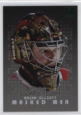 2008-09 In the Game Between the Pipes - Masked Men - Silver ITG Vault Emerald #MM-42 - Brian Elliott