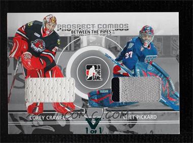 2008-09 In the Game Between the Pipes - Prospect Combos - ITG Vault Teal #PC-10 - Corey Crawford, Chet Pickard /1