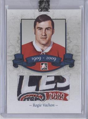 2008-09 In the Game Bleu Blanc et Rouge - 2009 All-Star Patch - Bleu #34 - Rogie Vachon /20
