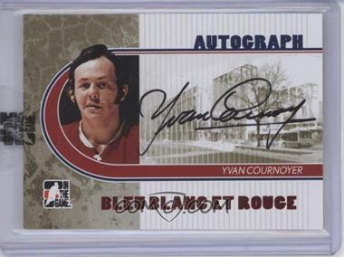 2008-09 In the Game Bleu Blanc et Rouge - Autographs - Rouge #A-YC1 - Yvan Cournoyer [Uncirculated]