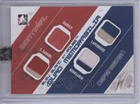 Doug Harvey, Serge Savard, Jacques Laperriere, Mike Komisarek #/9