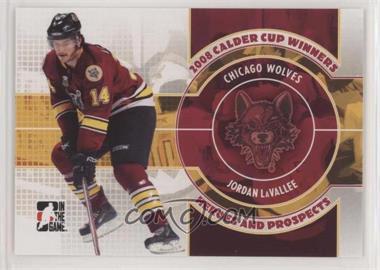 2008-09 In the Game Heroes and Prospects - 2008 Calder Cup Winners #CC-10 - Jordan LaVallee