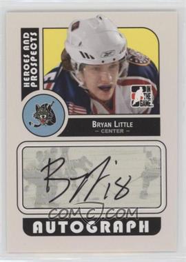 2008-09 In the Game Heroes and Prospects - Autographs #A-BLI - Bryan Little