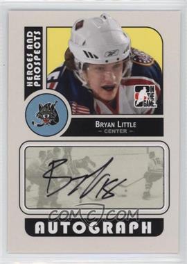 2008-09 In the Game Heroes and Prospects - Autographs #A-BLI - Bryan Little