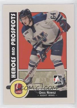 2008-09 In the Game Heroes and Prospects - [Base] #45 - Greg Nemisz
