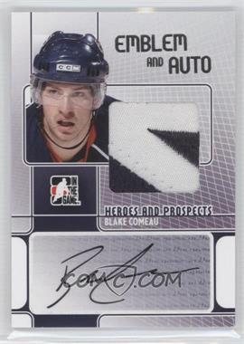 2008-09 In the Game Heroes and Prospects - Emblem and Auto - Silver #EA-BC - Blake Comeau /9