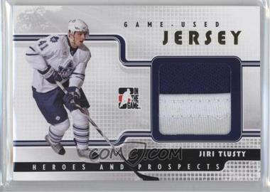 2008-09 In the Game Heroes and Prospects - Game Used Jersey - Gold #GUJ-38 - Jiri Tlusty /10
