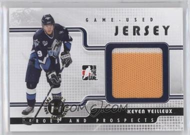 2008-09 In the Game Heroes and Prospects - Game Used Jersey - Silver #GUJ-23 - Keven Veilleux /100