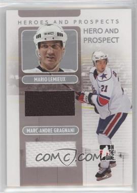 2008-09 In the Game Heroes and Prospects - Hero and Prospect - Silver #HP-05 - Mario Lemieux, Marc-Andre Gragnani /50