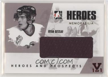 2008-09 In the Game Heroes and Prospects - Heroes Memorabilia - Gold ITG Vault Ruby #HM-04 - Ryan Getzlaf /1