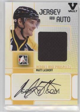 2008-09 In the Game Heroes and Prospects - Jersey and Auto - Silver 2016 ITG Final Vault Black #JA-ML - Matt Lashoff