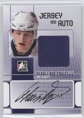 2008-09 In the Game Heroes and Prospects - Jersey and Auto - Silver #JA-JTL - Jiri Tlusty /19