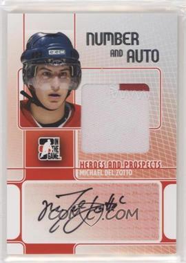 2008-09 In the Game Heroes and Prospects - Number and Auto - Silver #NA-MD - Michael Del Zotto /9