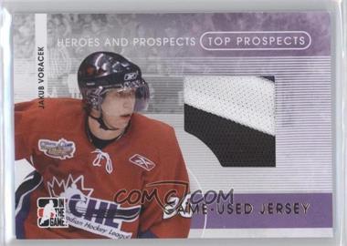 2008-09 In the Game Heroes and Prospects - Top Prospects Jersey - Gold #TPJ-10 - Jakub Voracek /10
