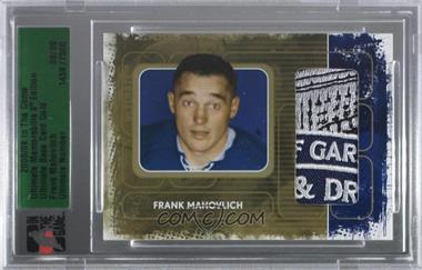 2008-09 In the Game Ultimate Memorabilia 9th Edition - [Base] - Gold #_FRMA - Frank Mahovlich /9 [Uncirculated]
