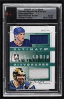 Brett Hull, Kurt Warner [Uncirculated] #/24