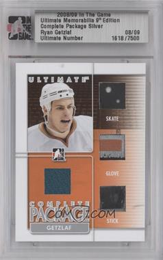 2008-09 In the Game Ultimate Memorabilia 9th Edition - Complete Package - Silver #_RYGE - Ryan Getzlaf /9 [Uncirculated]