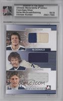 Darryl Sittler, Lanny McDonald, Borje Salming #/24